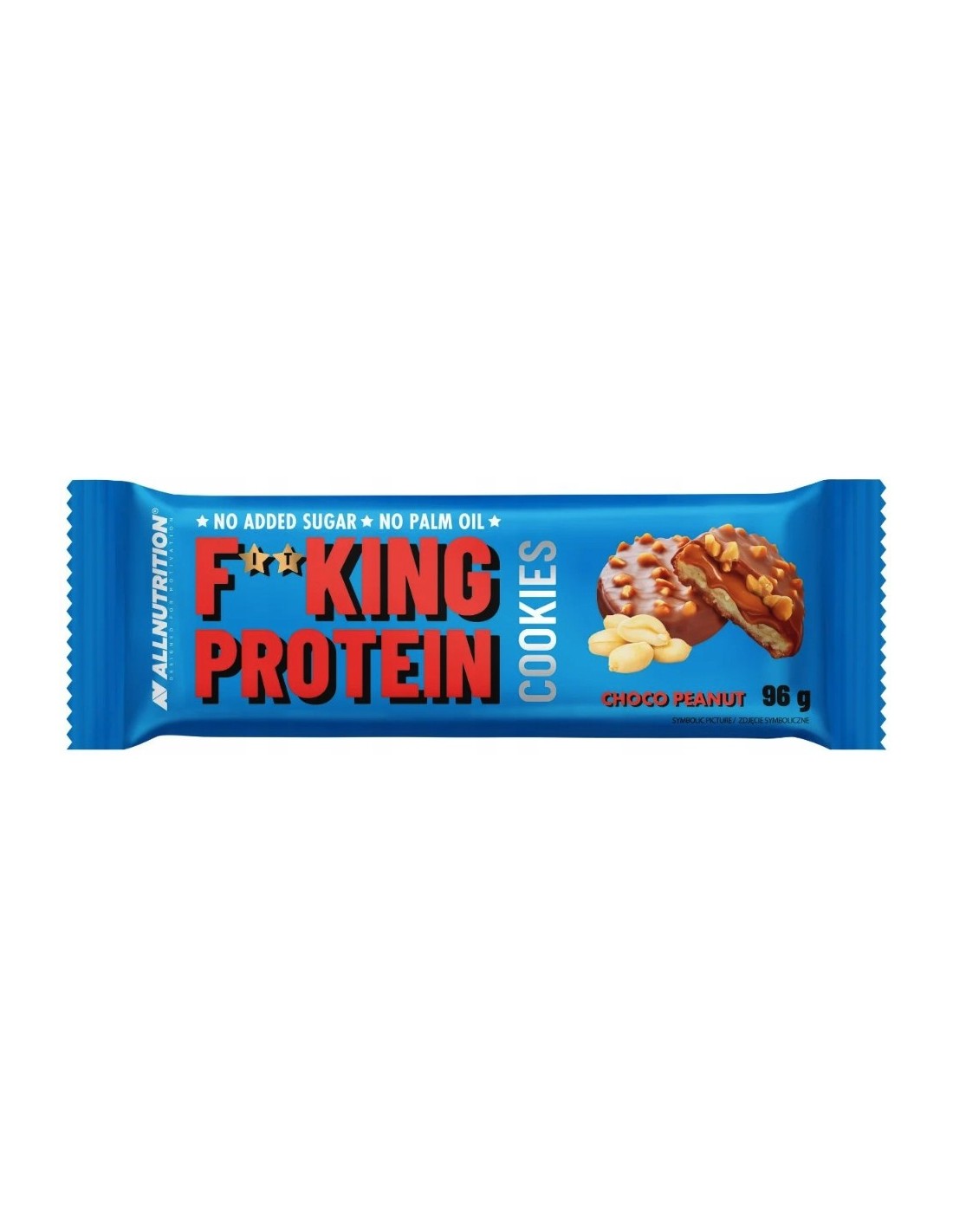AllNutrition Fitking Protein Cookies Choco Peanut 96g