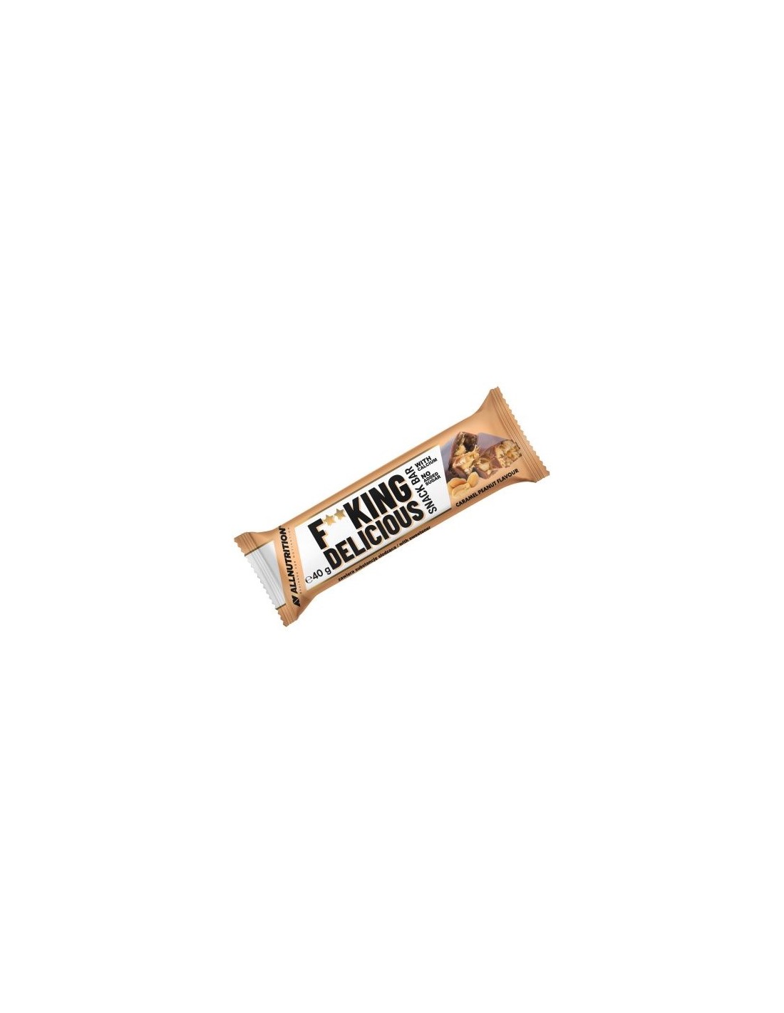AllNutrition Fitking Delicious Snack Bar Caramel Peanut 40g