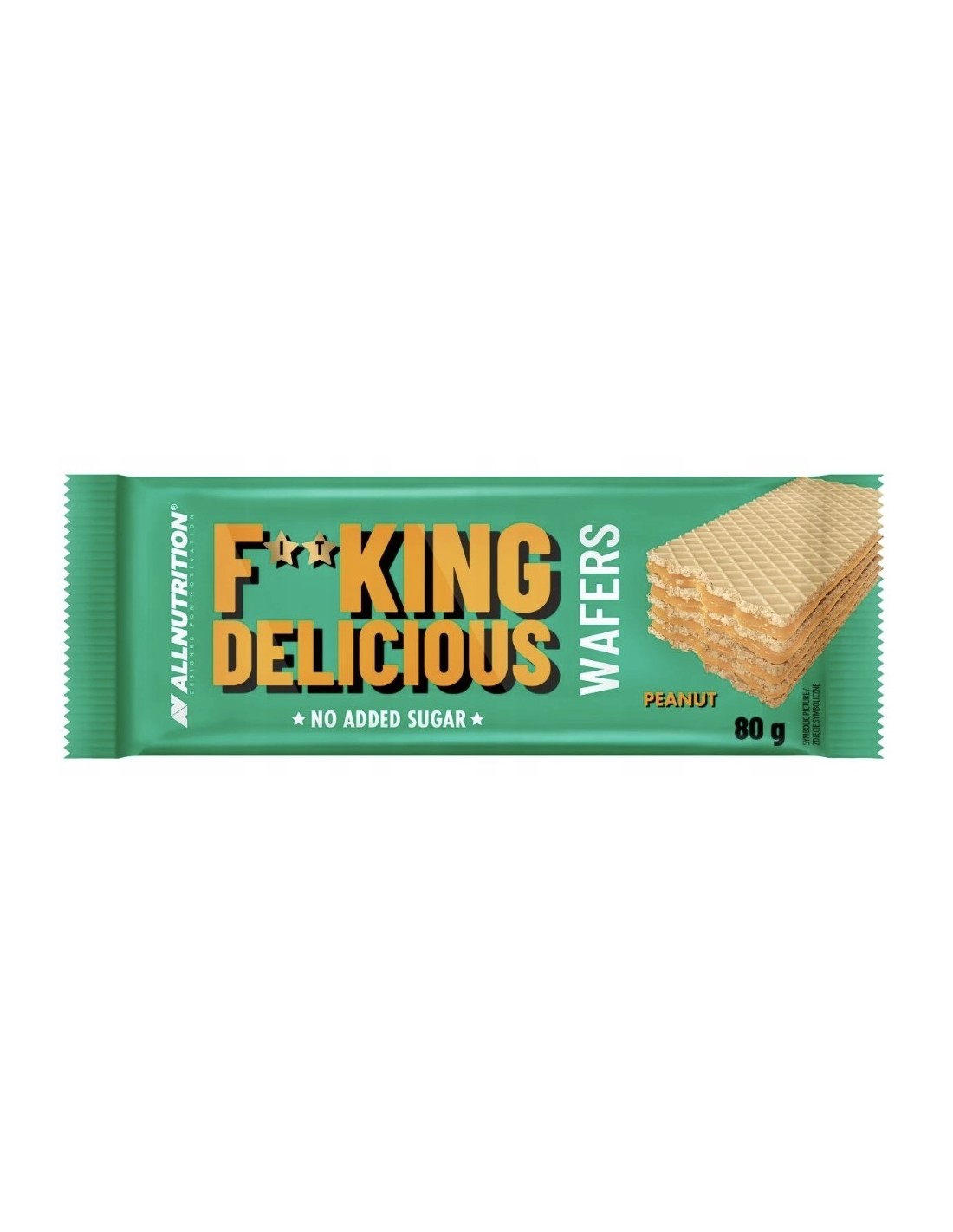 AllNutrition Fitking Wafers Peanut 80g