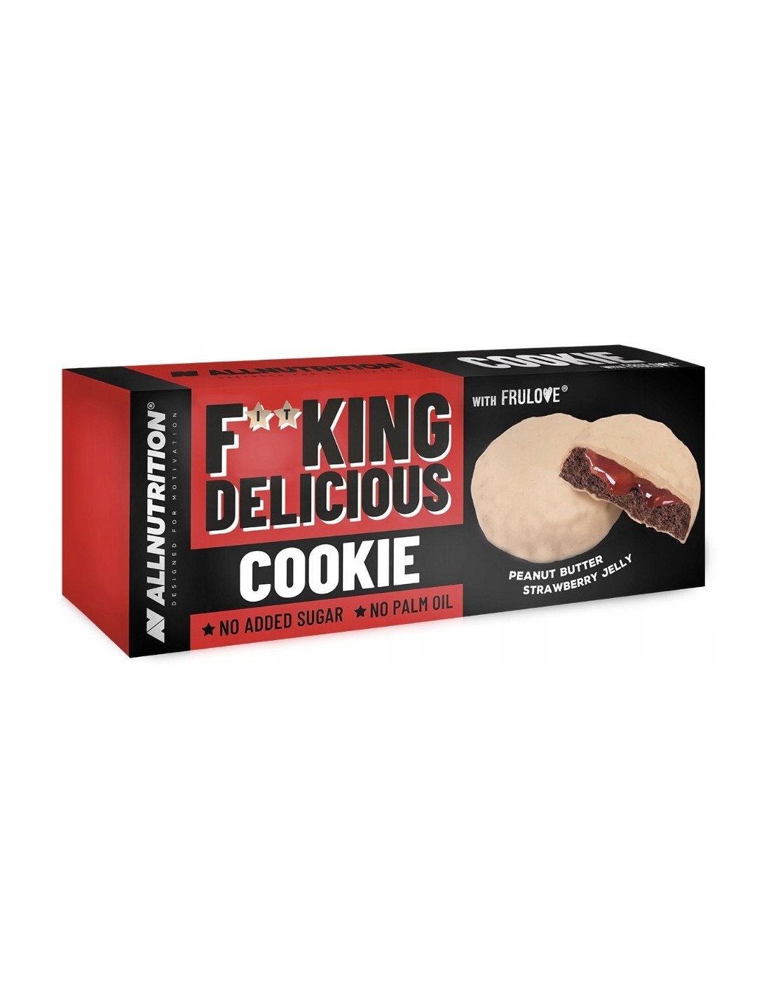 AllNutrition Fitking Delicious Cookie Peanut Butter Strawberry Jelly 128g