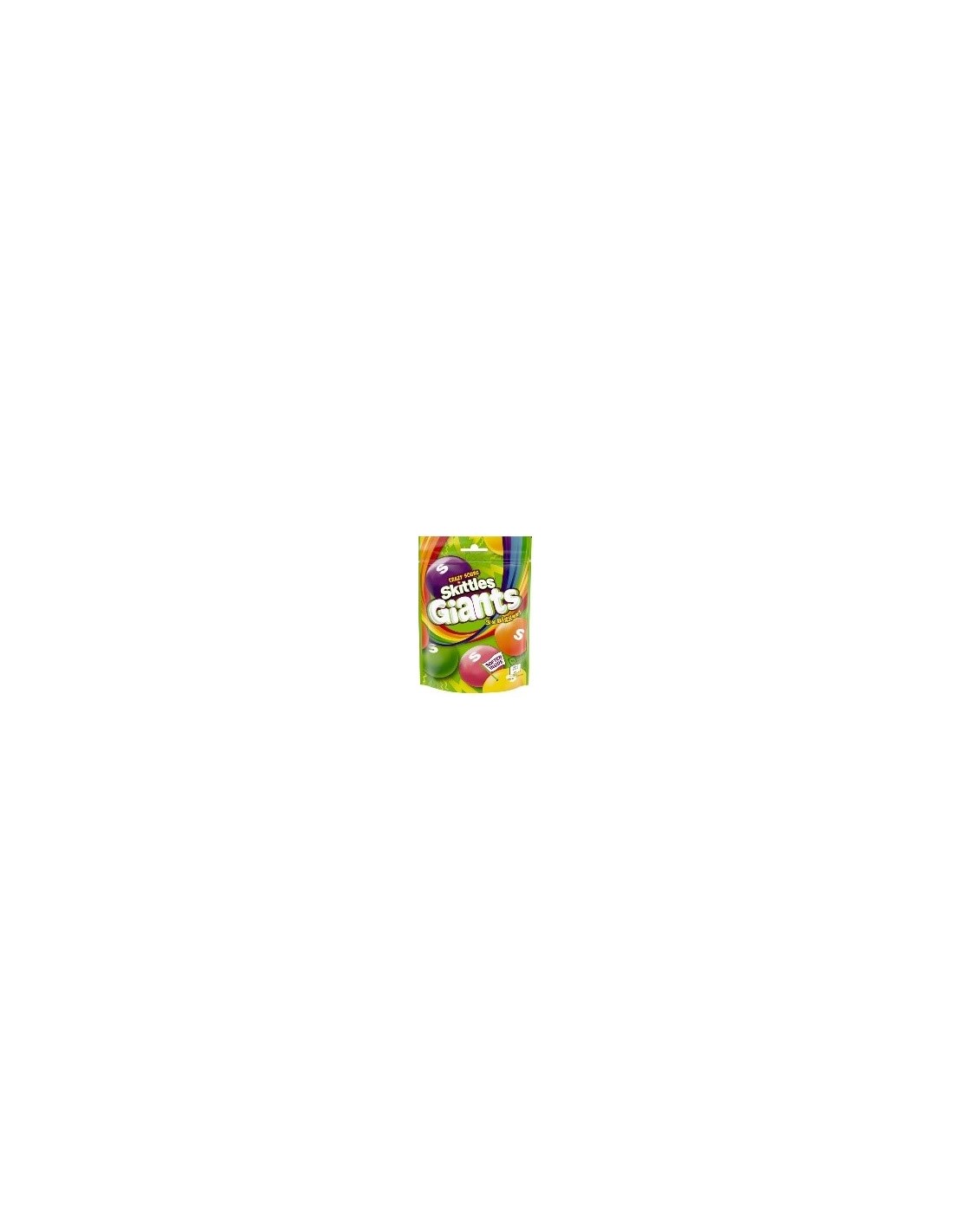 Skittles Pouch Bag Giants Sours 132g
