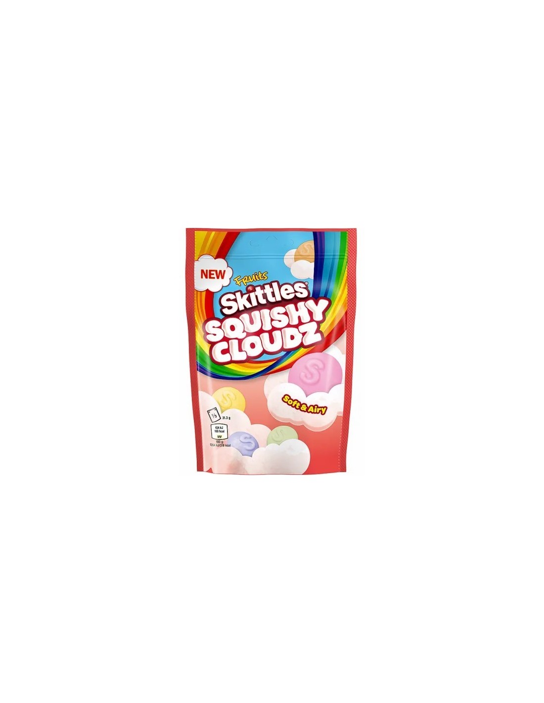 Skittles Pouch Bag Squishy Cloudz Fruits 94g