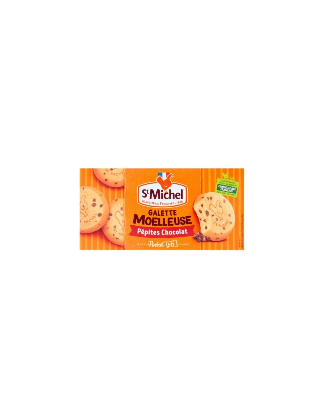 St Michel Gallette Moellleuse Pepites Chocolat 180g
