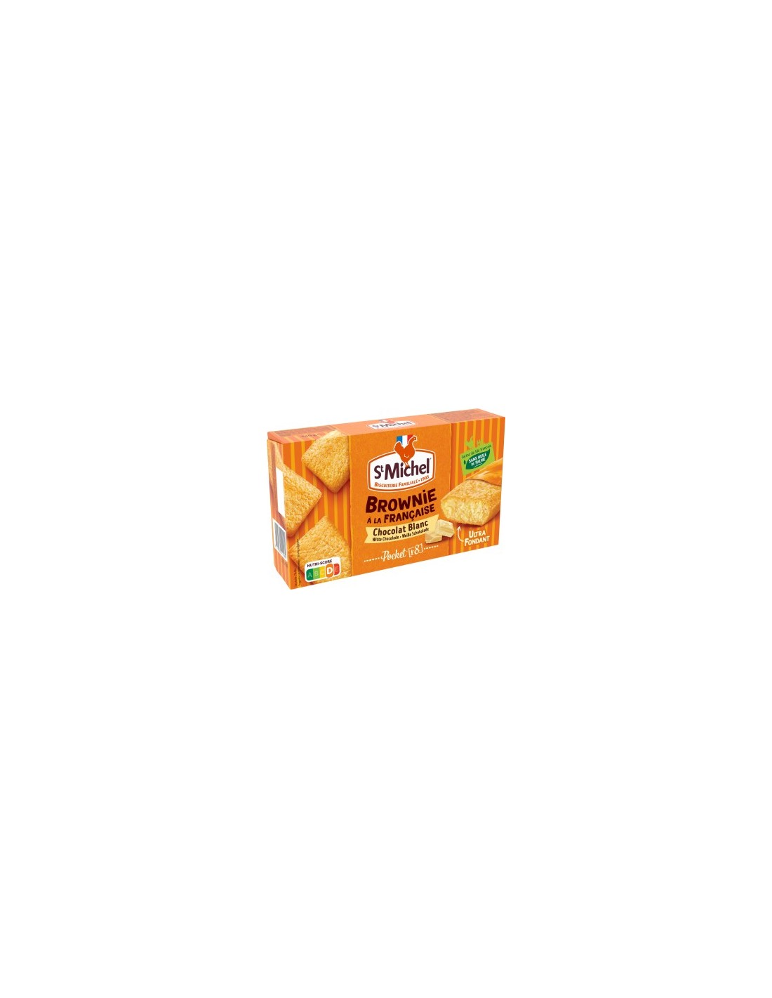 St Michel Brownie Individuel Chocolat Blanc 240g