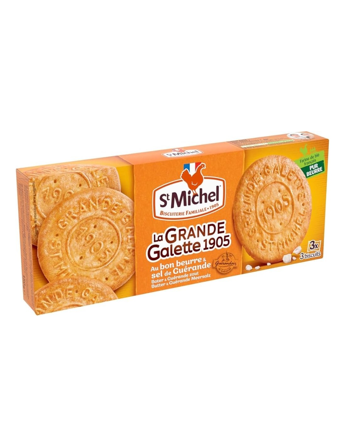 St Michel La Grande Galette au Bon Beurre et Sel de Guérande 150g