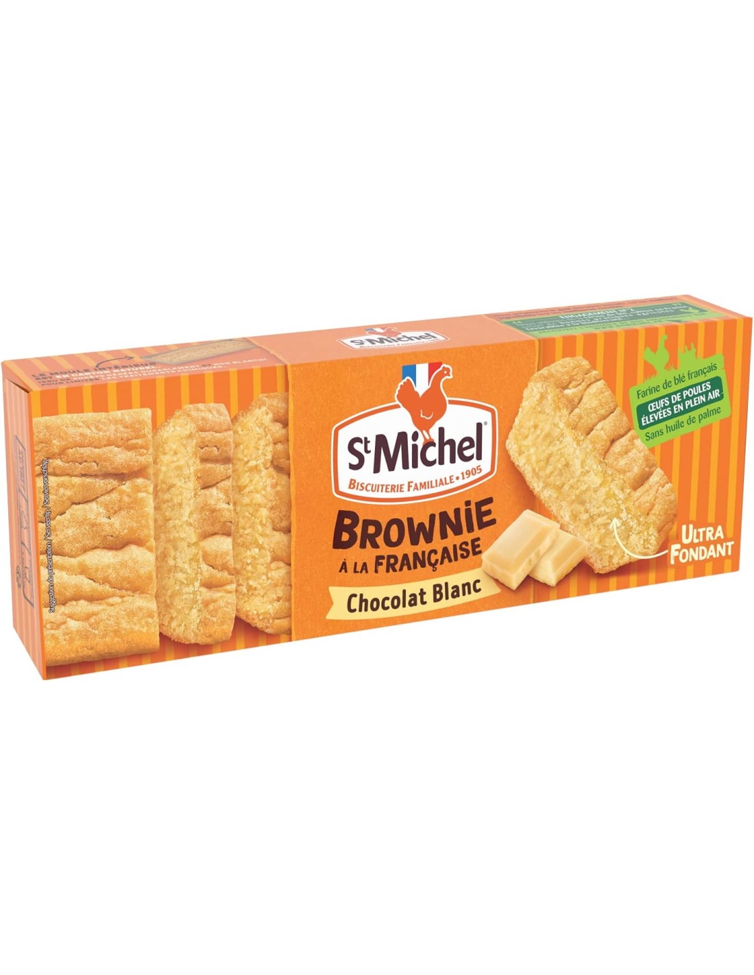 St Michel Brownie Familial Chocolat Blanc 240g
