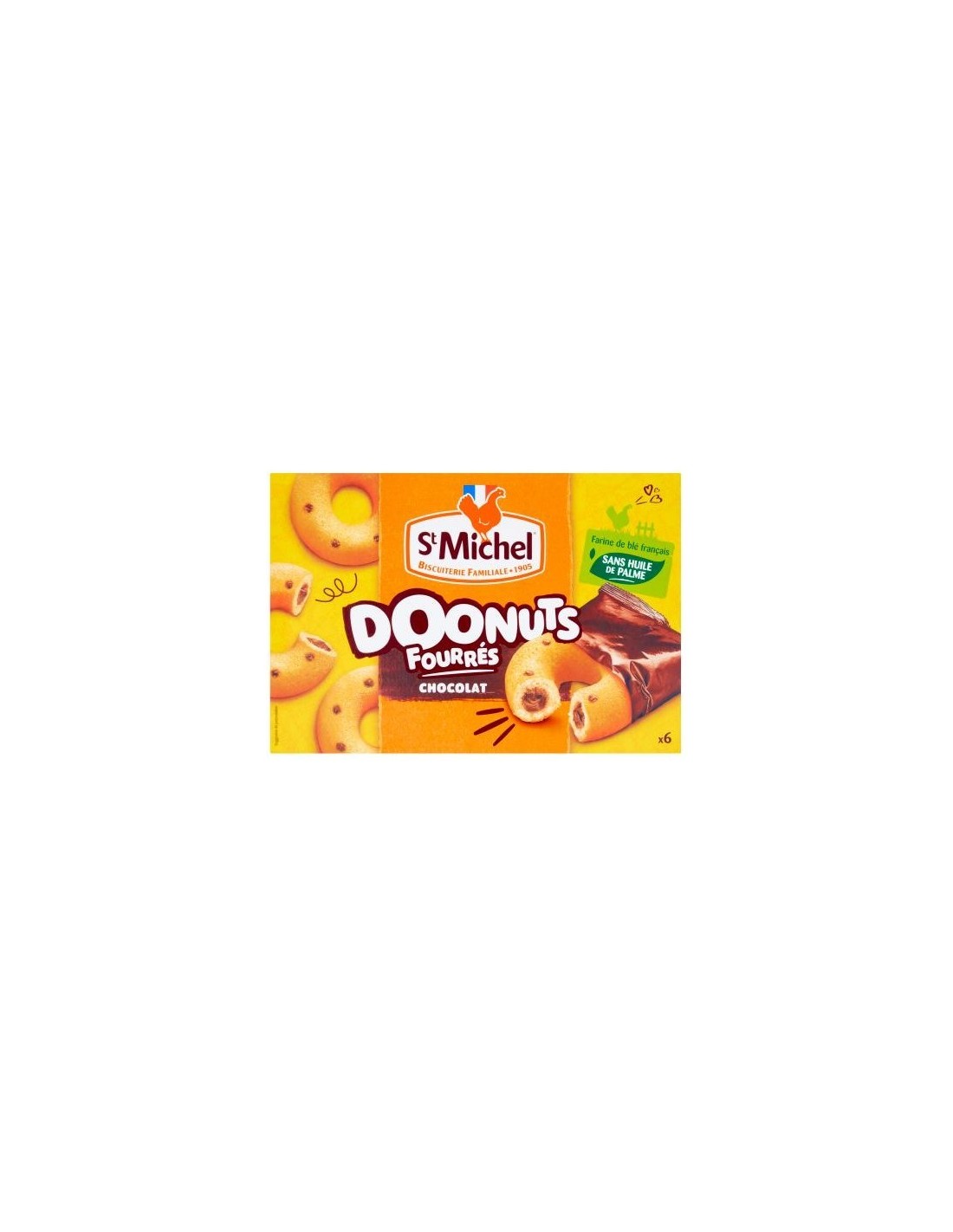 St Michel Doonuts Fourrés Chocolat 180g