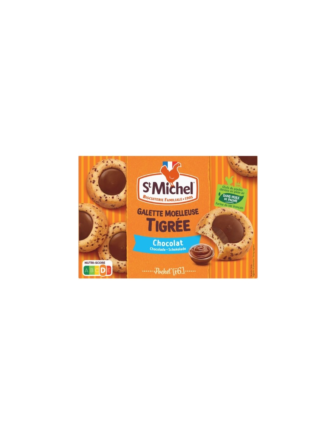 St Michel Gallettes Moellleuse Tigree 180g