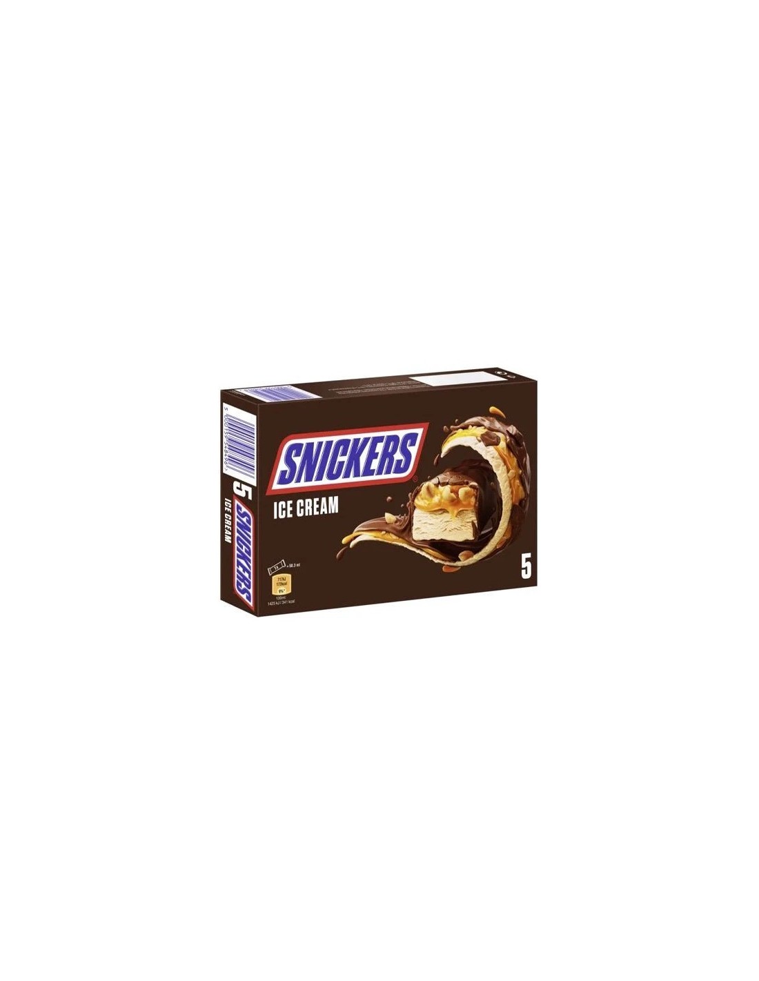 Snickers Ice Cream Bar 5Pk 251.5ml