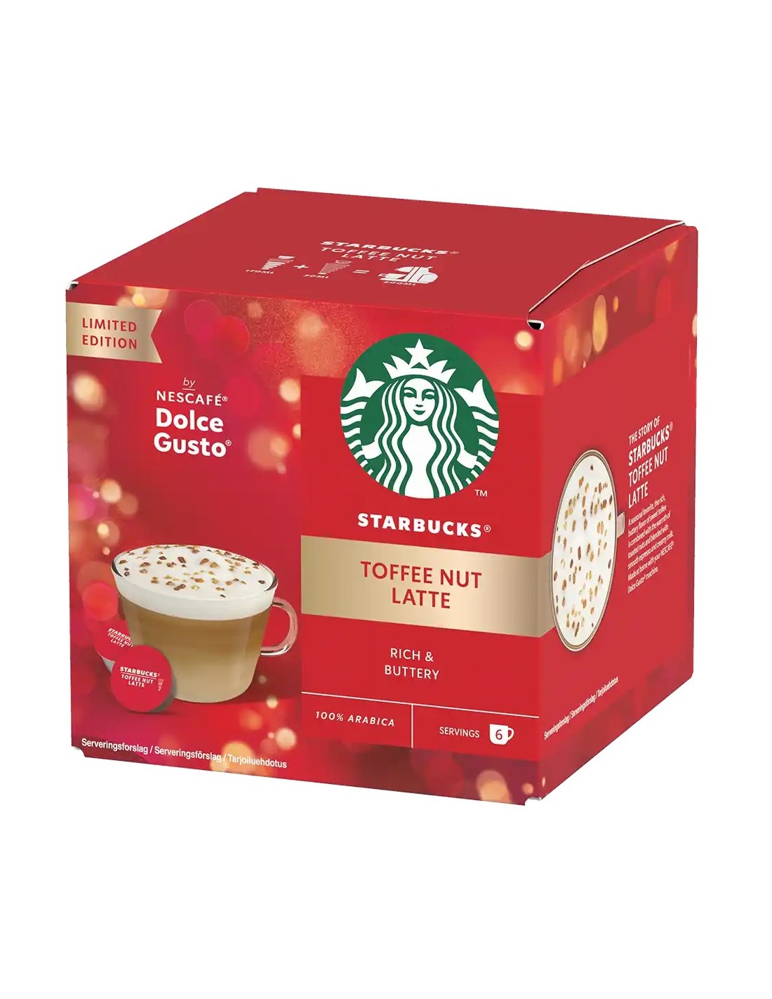 Starbucks Nescafé Dolce Toffee Nut Latte 129g