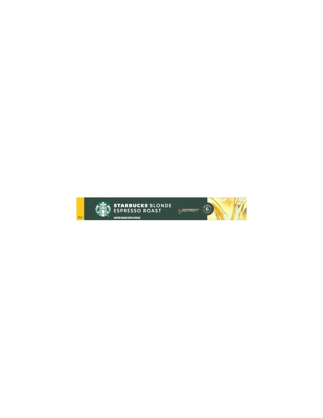 Starbucks Pods Nespresso Blonde Espresso Roast 53g