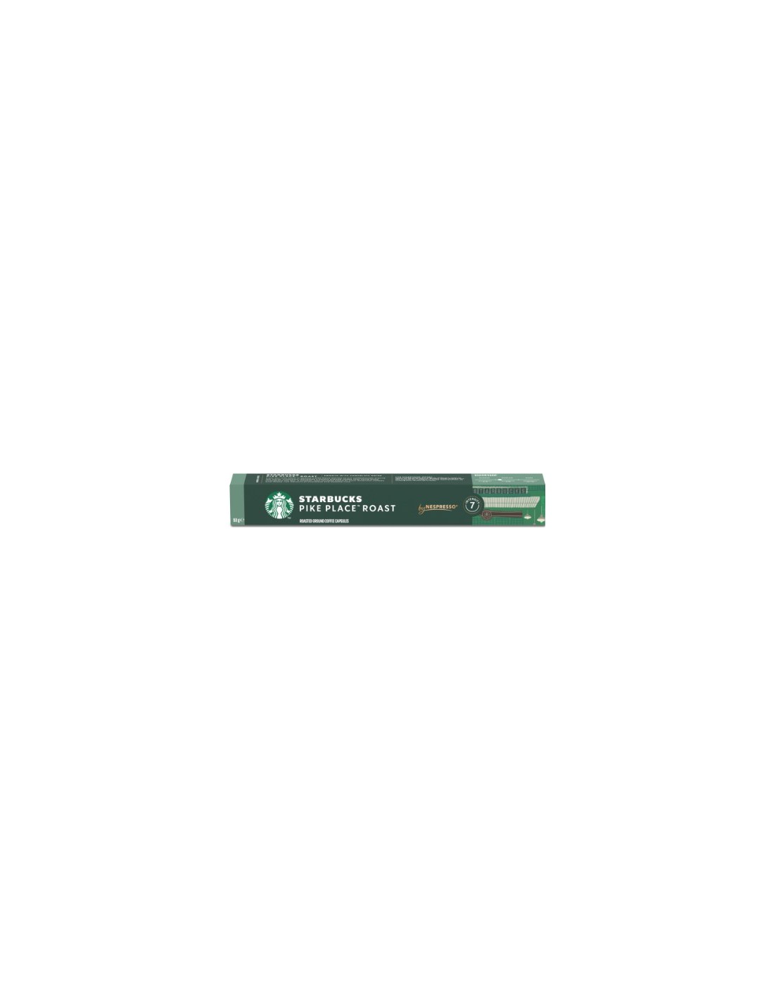 Starbucks Pods Nespresso Pike Place Roast Lungo 53g