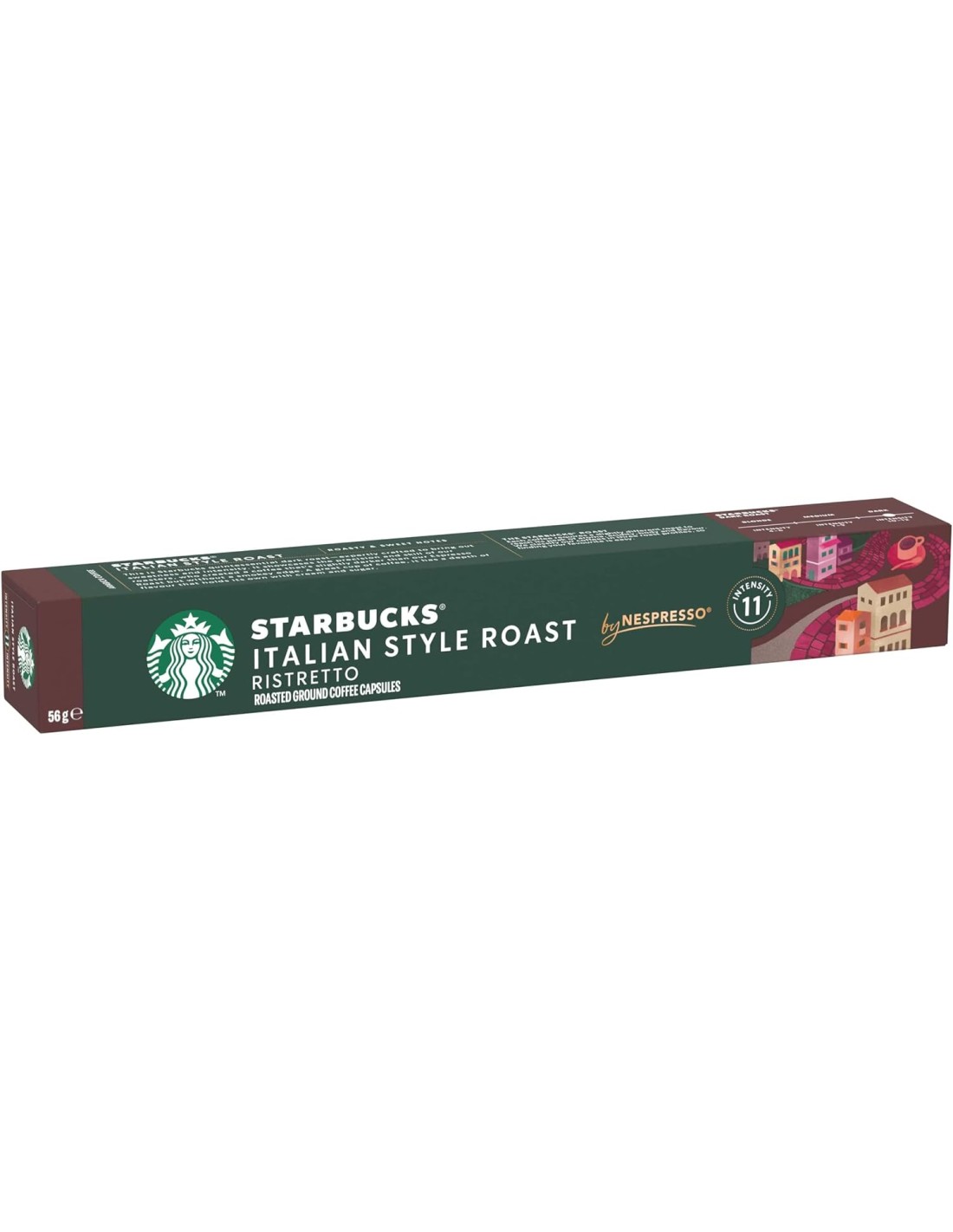 Starbucks Pods Nespresso Italian Style Roast 55g
