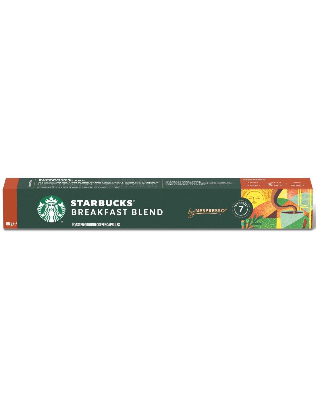 Starbucks Pods Nespresso Breakfast Blend 56g