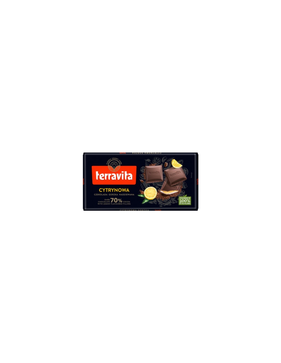 Terravita Dark 70% Lemon 100g
