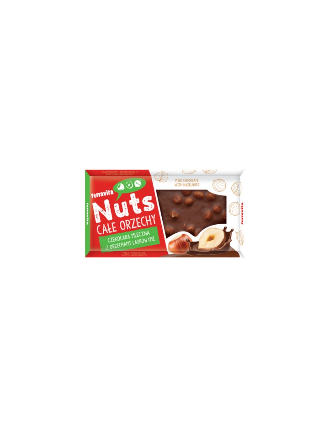 Terravita Milk 30% Whole Hazelnut 100g