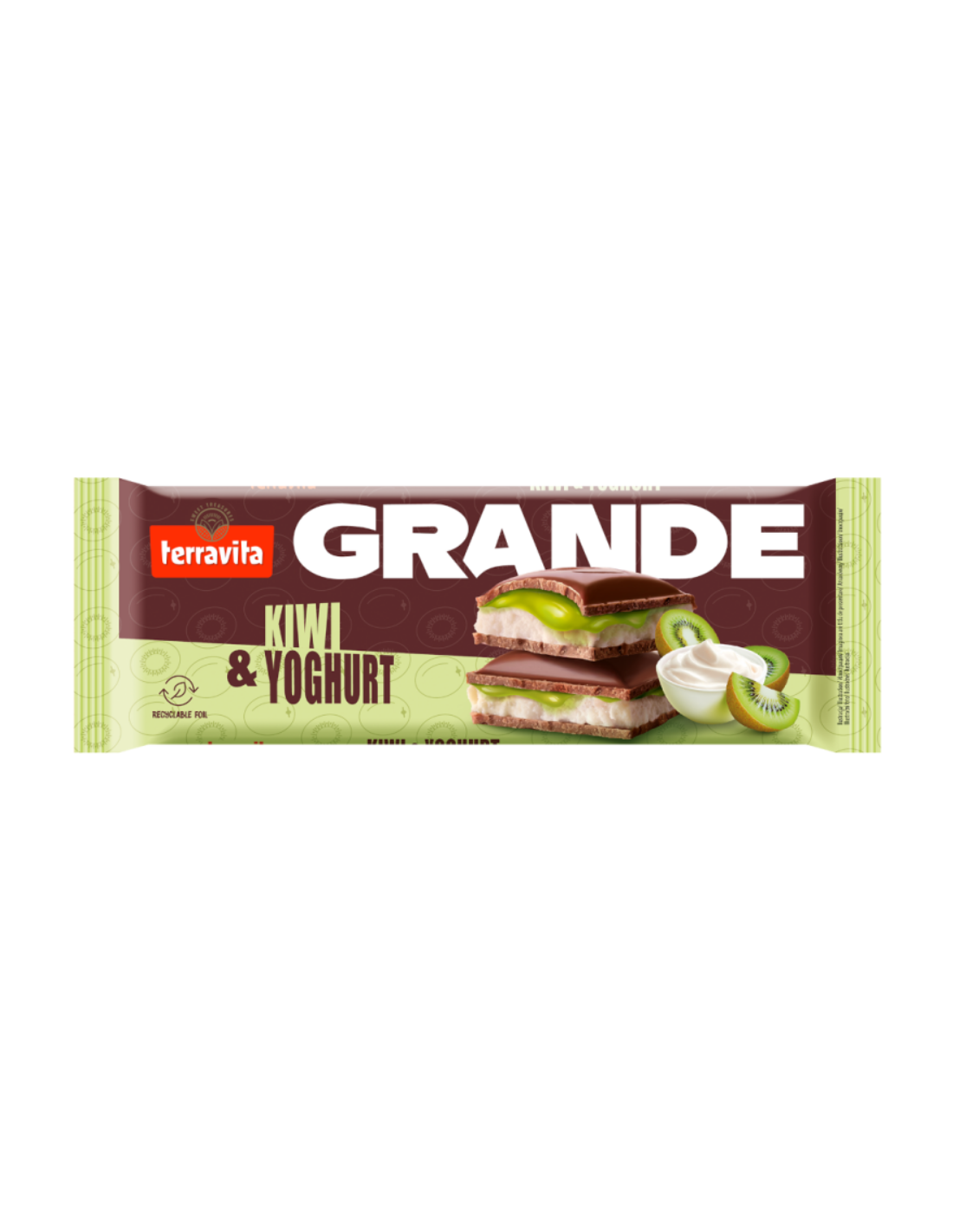 Terravita Milk Chocolate Kiwi & Yoghurt 235g