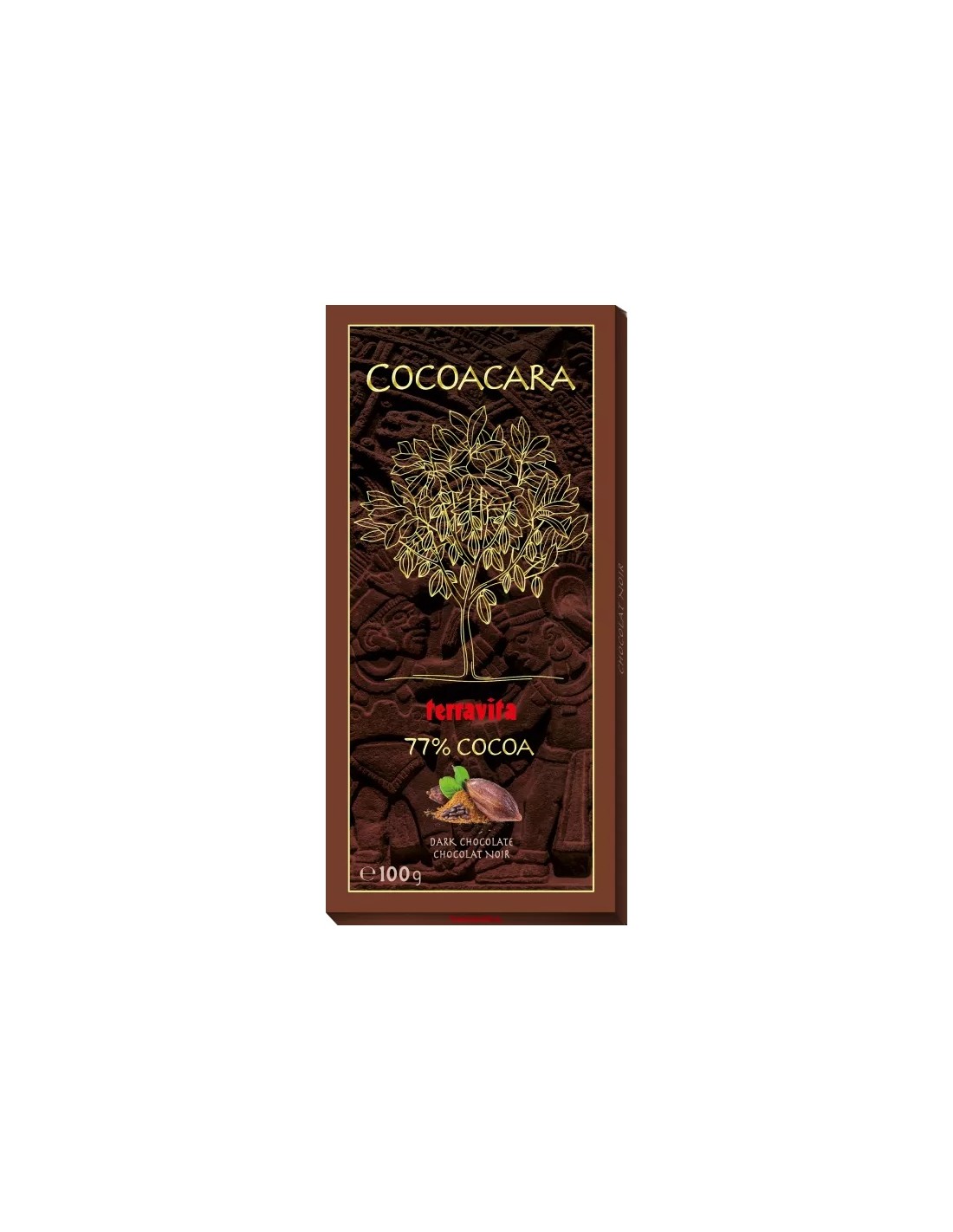 Cocoacara Dark Chocolate 77% Cocoa 100g