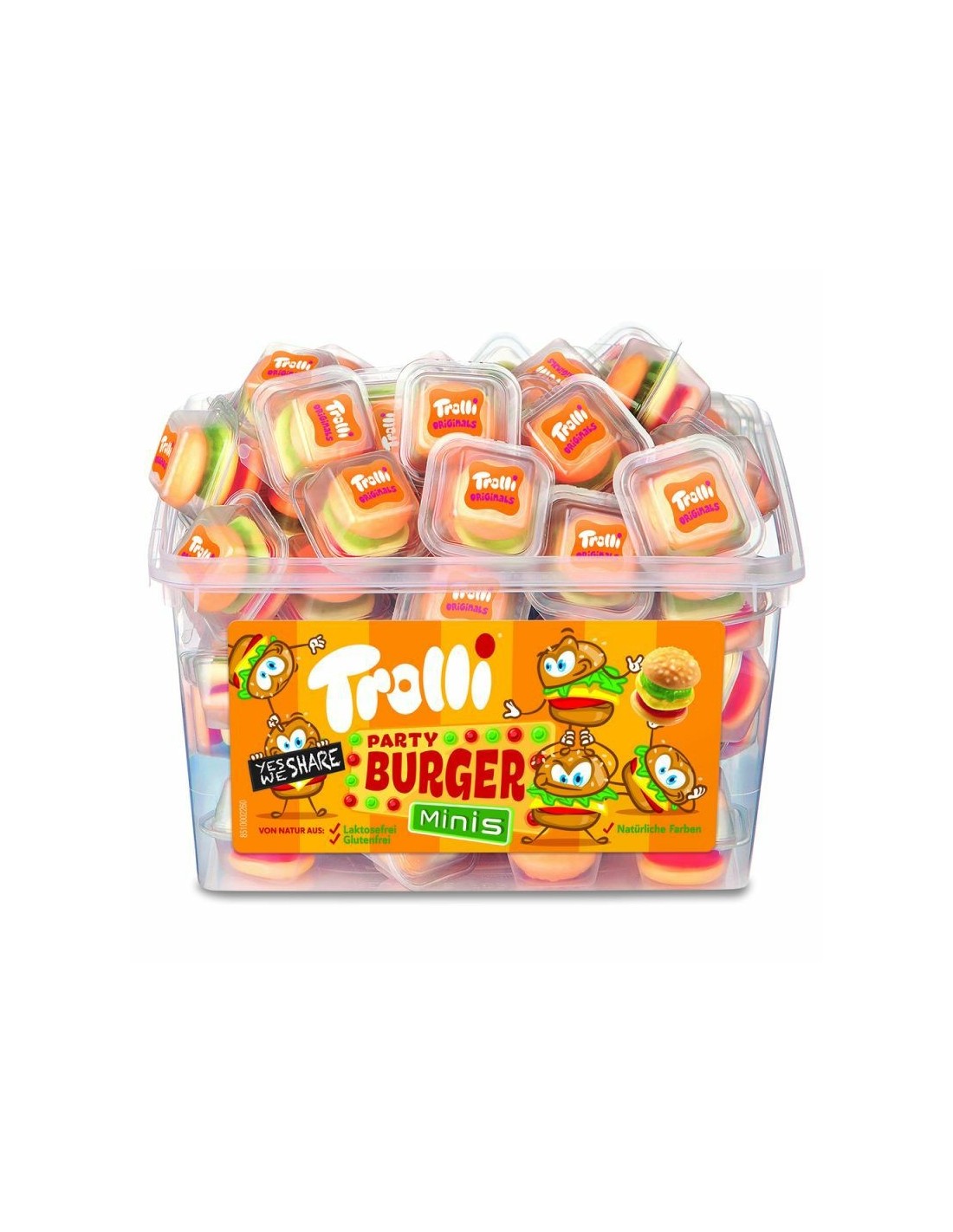 Trolli Mini Burger 60pcs