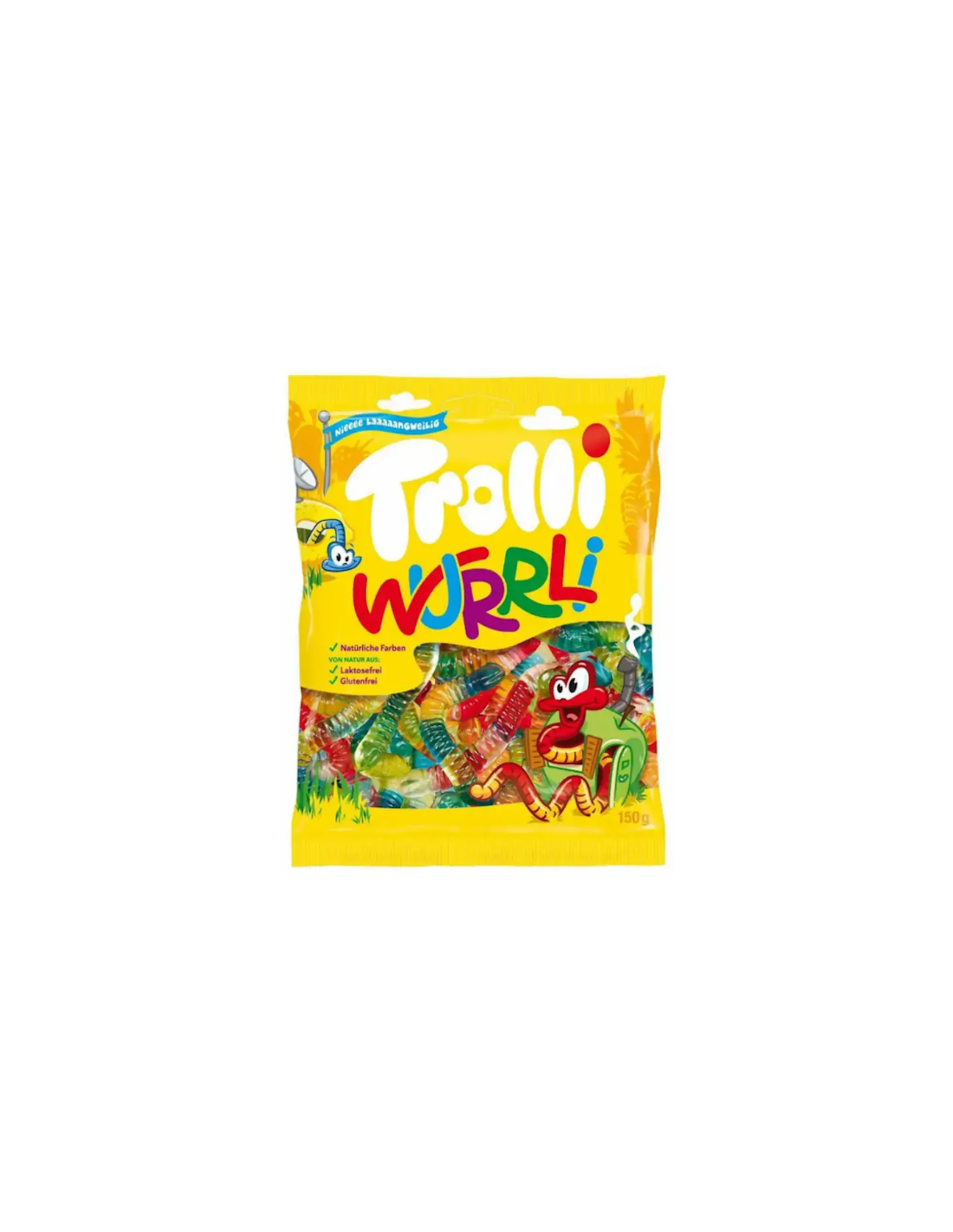 Trolli Wurrli Mit Fruchtsaft 150g