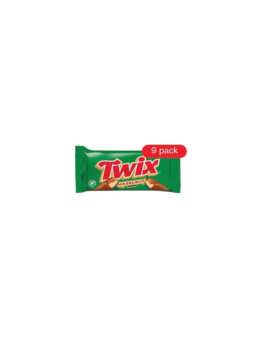 Twix Hazelnut Bar 9Pk 180g