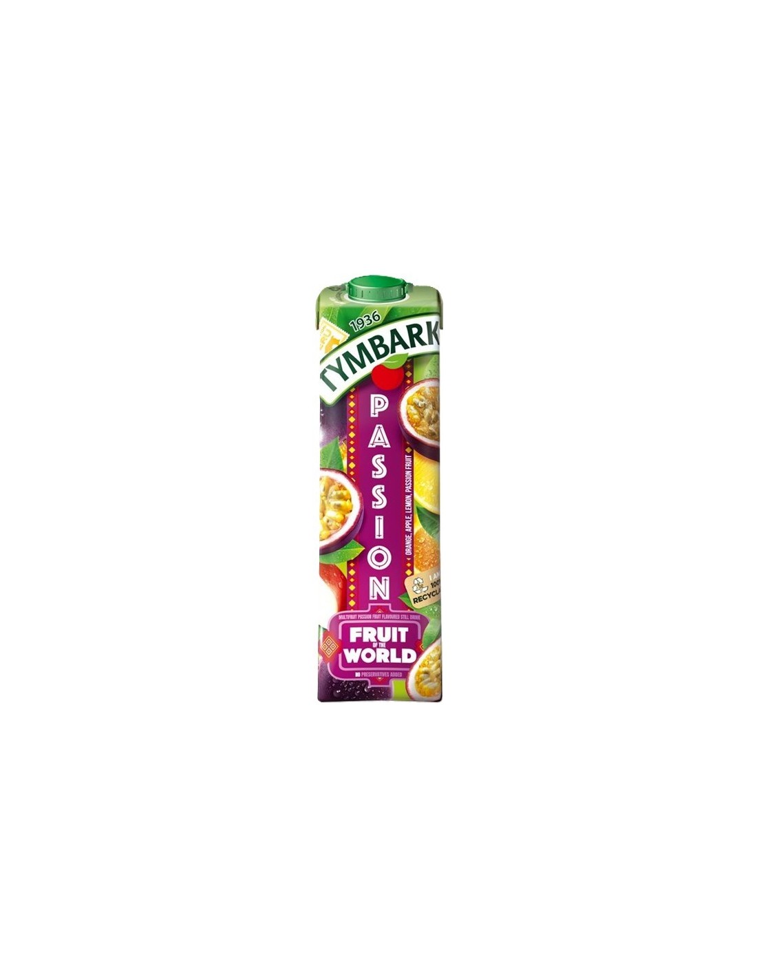 Tymbark Fruit of The World Drink Box Passion Fruit 1L