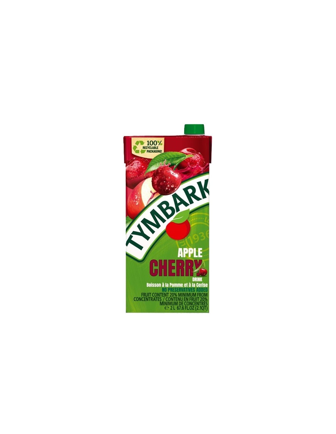 Tymbark Apple Cherry Drink Box 2L