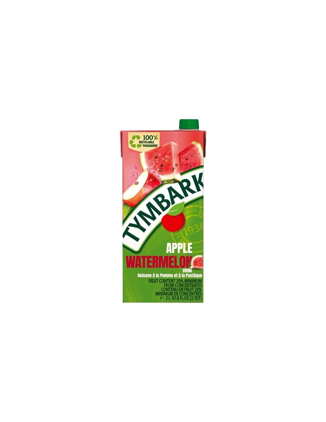 Tymbark Apple Watermelon Drink Box 2L