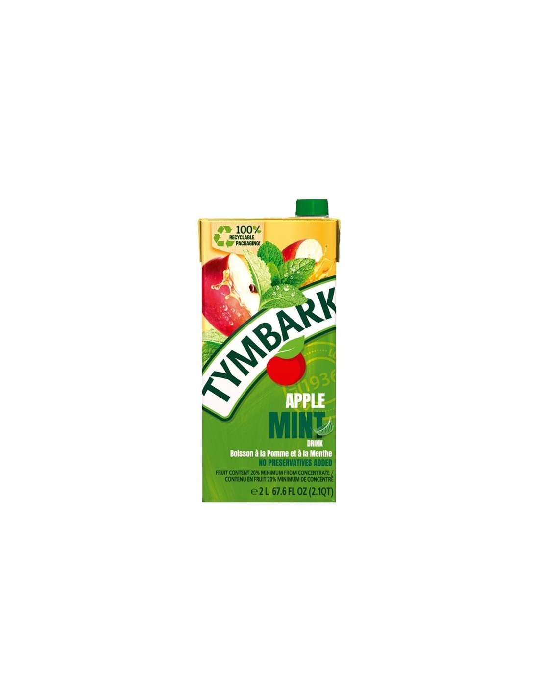 Tymbark Apple Mint Drink Box 2L