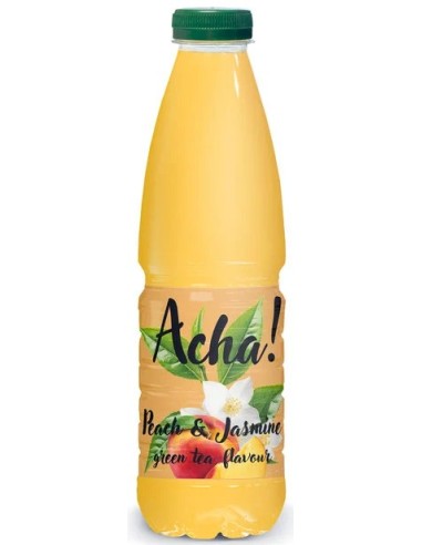 Acha! Peach & Jasmine Green Tea 1L
