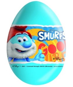 Zaini Single Egg Smurfs 20g